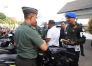 Kodim 0102/Pidie Dan Subdenpom IM/1-3 Sigli Periksa Kelengkapan Kenderaan Prajurit