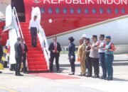 Kapolda Aceh Bersama Pejabat Forkopimda Aceh Sambut Presiden RI Di Bandara SIM