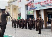 Kajari Bireuen, Laksanakan Upacara PeringatanHari Bhakti Adhyaksa Ke-64 Tahun 2024