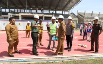 Dandim 0102/Pidie dan Muspida Pidie Tinjau Progres Kesiapan Pembangunan Venue PON XXI Aceh-Sumut