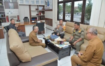 Kapolres Bener Meriah Menerima Kunjungan Silaturahmi Pj. Bupati Mohd Tanwier