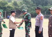 Pembukaan TMMD Ke- 121, Kodim 0106/Ateng Gelar upacara Untuk Mewujudkan Percepatan Pembangunan Di Wilayah