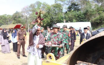 Kodim 0106 Aceh Tengah Pesejuk Alat Berat Jelang Pelaksanaan TMMD Ke-121 Dimulai