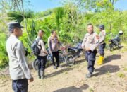 Kapolres Pidie Polda Aceh Cek Lokasi Kebakaran Hutan