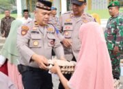 Warga Kampung Rusip Sumringah Terima Paket Sembako Jumat Barokah Polres Aceh Tengah