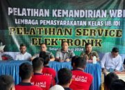 Warga Lapas Idi Gelar Pelatihan Kemandirian Dan Perbaikan/Service Elektronik
