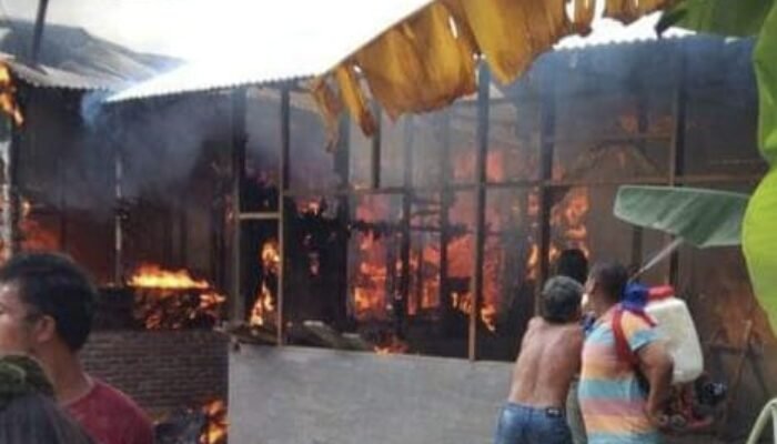 Dua Unit Rumah Semipermanent Terbakar di Aceh Tenggara