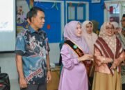 Bunda PAUD Pidie Ny. Saptati Rengganis, S.P.,d Tinjau SDN 1 Sigli