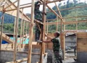 Kejar Sasaran Fisik. Satgas TMMD Reguler 121 Kodim 0106 Aceh Tengah Rehab RTLH 