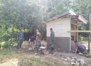 Pembangunan MCK Program TMMD Hampir Rampung