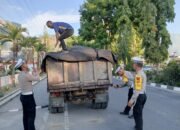 Muatan Tidak Ditutup Terpal, Sopir Truk Dapat Teguran Polantas Polres Aceh Tengah