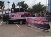 Minta Hentikan Aktivitas Angkutan Batubara Milik PT Ocean, Gabungan Ormas Gelar Aksi Damai di Kantor Dishub Muba