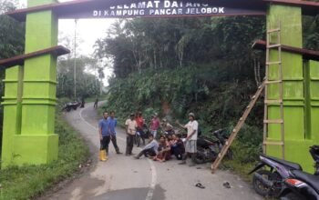 Sambut HUT RI Ke-79 Aparatur Desa Pancar Jelobok Bersama Warga Lakukan Gotong Royong