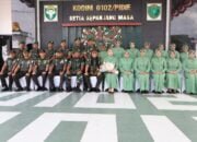 Dandim 0102/Pidie menerima Kunjungan Kerja Pangdam Iskandar Muda