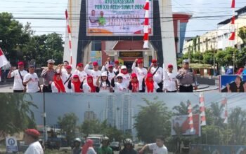 Satgas Inti Prabowo (SIP) Membagikan 1000 Bendera Menjelang HUT Kemerdekaan Republik Indonesia Ke -79
