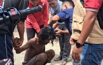 Sempat Melempar Rumah, ODGJ Kampung Kutelah Lane, Terpaksa di Bawa Ke RSUD Muyang Kute