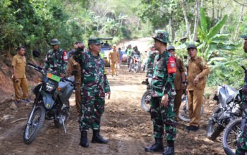 Tim Wasev Mabes TNI Kunjungi Lokasi TMMD ke-121 Kodim 0106/Ateng