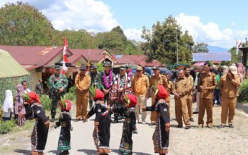 Masyarakat Dedamar Sambut Tim Wasev TNI-AD Tinjau TMMD Kodim 0106/Ateng