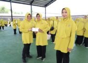 Peringatan HUT ke-79 RI Persit Kartika Chandra Kirana Cab XIX Kodim 0102/ Pidie Gelar Lomba Seru Penuh Keceriaan