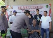Lima Warga Dapat Bantuan Kursi Roda Dari Kapolres Pidie Menjelang HUT RI Ke – 79