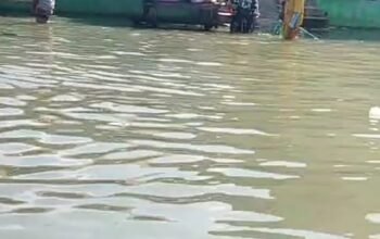 Banjir Rob menerpa ribuan warga belawan, pil pahit kesengsaraan harus di telan masyarakat belawan