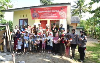 Kapolres Bireuen Resmikan Rumah Bantuan Layak Huni Untuk Samsul Taeb Warga Abeuk Usong