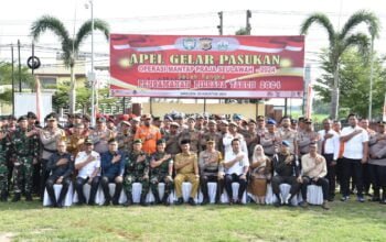 Kapolres Bireuen Pimpin Apel Gelar Pasukan Operasi Mantap Praja Seulawah 2024