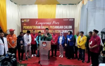 Paslon Irjen Pol,Armia Fahmi – Ismail Resmi daftar ke KIP