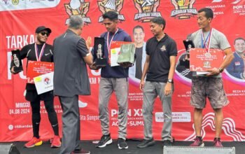 Personel Polres Bener Meriah Raih Juara 1 Fun Run 5 K 