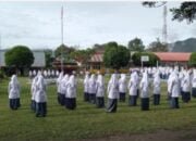 Jadi Pembina Upacara, Kanit Kamsel Sosialisasi Tertib Berlalulintas Pada Pelajar