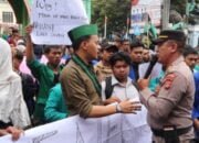 Polres Aceh Tengah Kerahkan Ratusan Personel Amankan Unjuk Rasa Mahasiswa