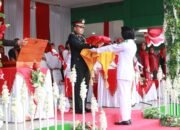 Meski Hujan Deras, Upacara Penurunan Bendera Merah Putih Tetap Berlangsung di Agara
