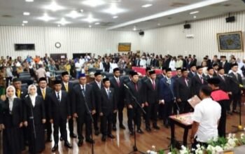 25 anggota DPRK Langsa Periode.2024-2029 Resmi di Lantik