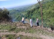 Polsek Meureudu dan Warga Bersinergi Cegah Kebakaran Hutan