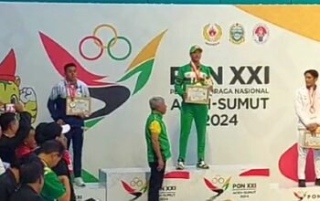 Tim Perenang Sumut Felix Raih Medali Emas Sekaligus Pecahkan Rekor PON XXI 2024