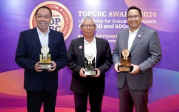 Konsisten Terapkan GRC, Jasa Raharja Raih Tiga Penghargaan dalam Ajang TOP GRC Award 2024