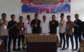 Silahuddin Terpilih Secara Demokrasi Sebagai Ketua Karang Taruna Kecamatan Syiah Utama