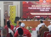 Kapolres Pidie AKBP Jaka Mulyana, SIK, MIK., Hadiri Rapat Pleno Terbuka, Penetapan No Urut Paslon Bupati dan Wakil Bupati Pidie