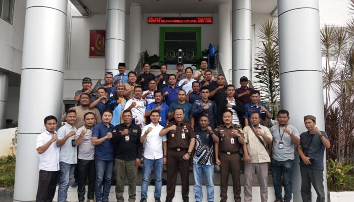 Kajari Agara Gelar Coffe Morning Bersama Wartawan dan LSM