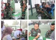 Kodim 0102/Pidie Gelar Bakti Sosial dan Kesehatan dalam Rangka Peringatan HUT TNI ke-79