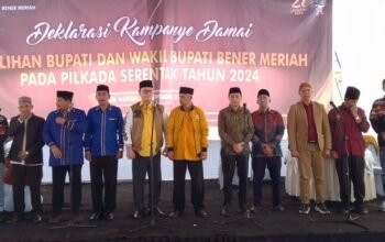 4 Pasangan Calon Bupati Bener Meriah Ikuti Deklarasi Pemilu Damai