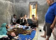 Wujud Empati Kapolres Muba, Kompol Iwan Wahyudi Besuk Korban Laka Lantas