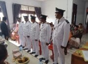 Camat Muara Tiga Lantik 5 Pj Keuchik Yang Baru