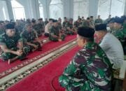 Peringati HUT k e-79 TNI, Kodim 0102/Pidie Gelar Zikir dan Doa Bersama