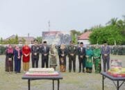 Kapolres Pidie Hadiri Upacara dan Berikan Surprise di HUT Ke -79 TNI