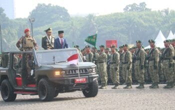 Divif 2 Kostrad Gelar Nobar Siaran HUT Ke-79 TNI Tahun 2024