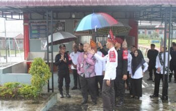 Verifikasi Lapangan, Rutan Bener Meriah Sambut kedatangan Tim Penilai Mandiri, Yang Laksanakan Peninjauan langsung Satker Menuju WBK