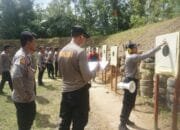 Polres Lhokseumawe Gelar Latihan Menembak