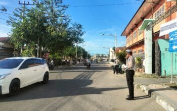 Kamseltibcar Lantas Penyuluhan Kegiatan Meupep-pep dalam rangka Ops Zebra 2024