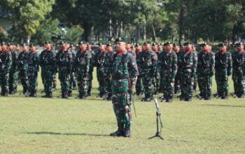 Para Pejabat Utama Divif 2 Kostrad memperingati Hari Sumpah Pemuda ke-96 Tahun 2024